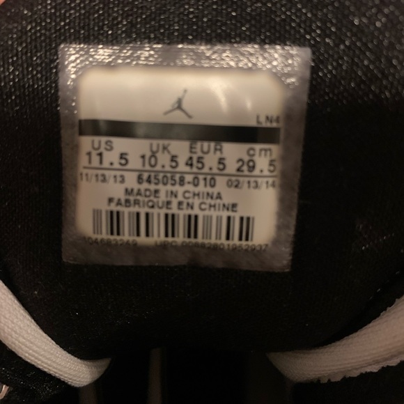 Air Jordan Super.Fly 2 PO / Wht & Blk , excellent condition - Picture 6 of 6